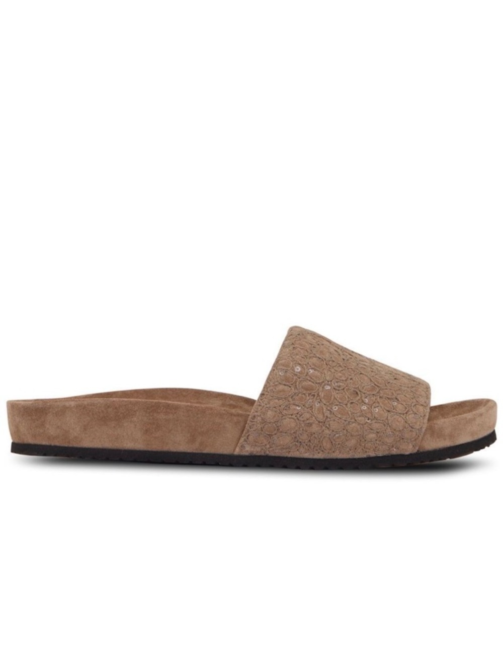 Brunello Cucinelli Croco Suede Sandals 5